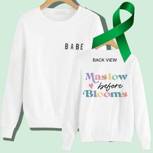 Maslow Mental Health graphic crewneck sweatshirt size XL